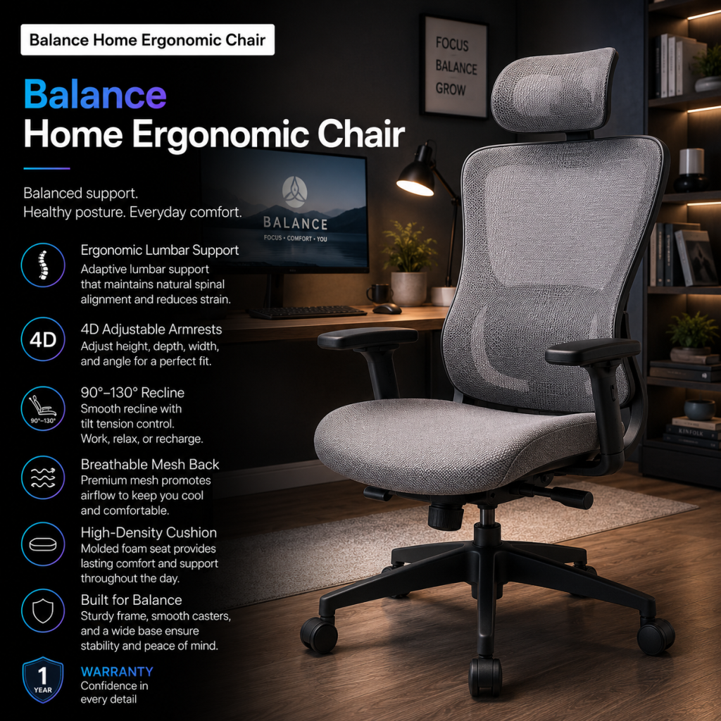 Balance Home Ergonomic Chair